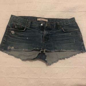 J Brand denim cutoffs
